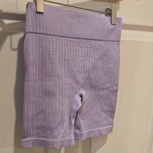 Art Class Lavender Ribbed Shorts